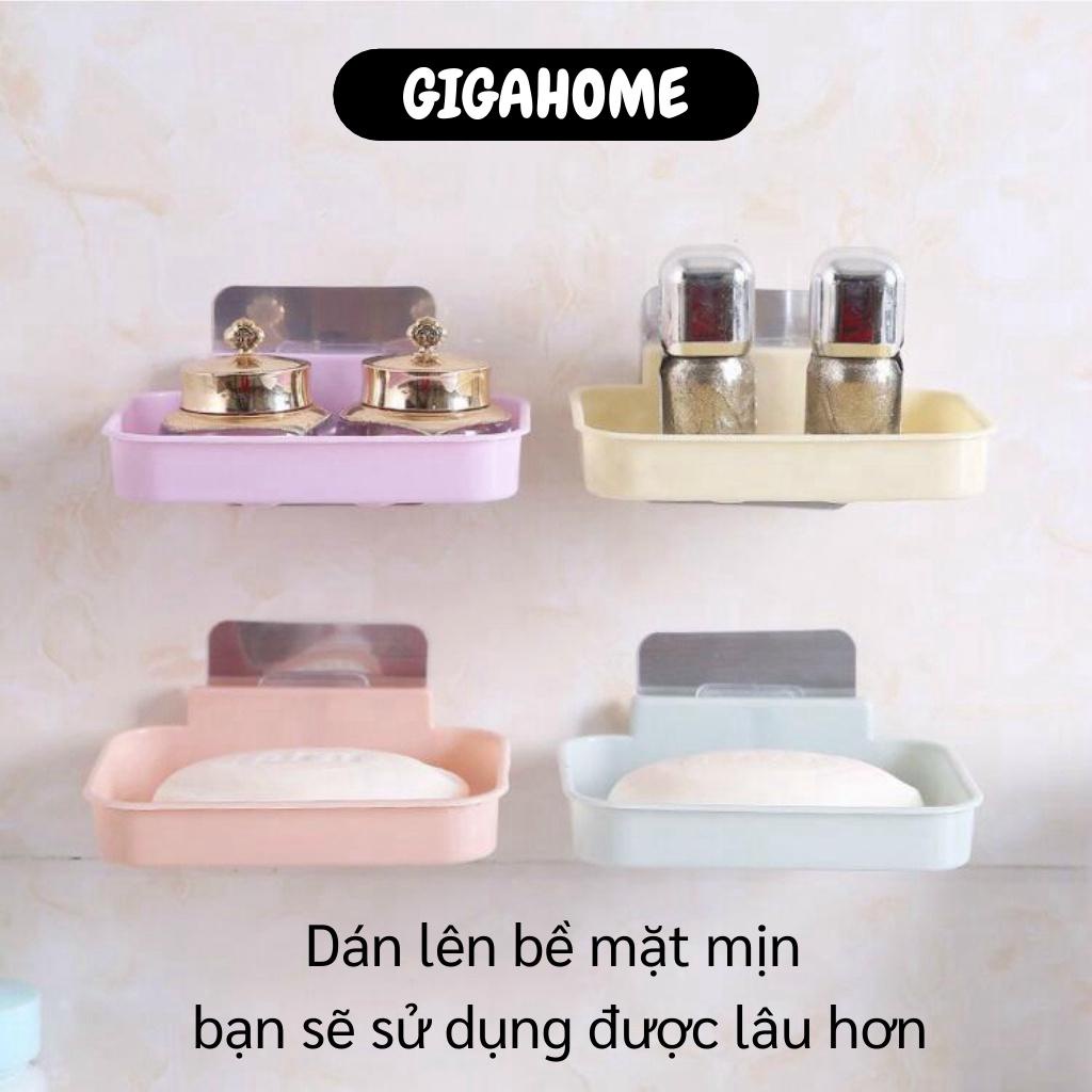 Khay Đựng Xà Bông GIGAHOME Khay/Giá Để Bánh Xà Phòng, Đồ Dùng Dán Tường Hình Mặt Cười 8559