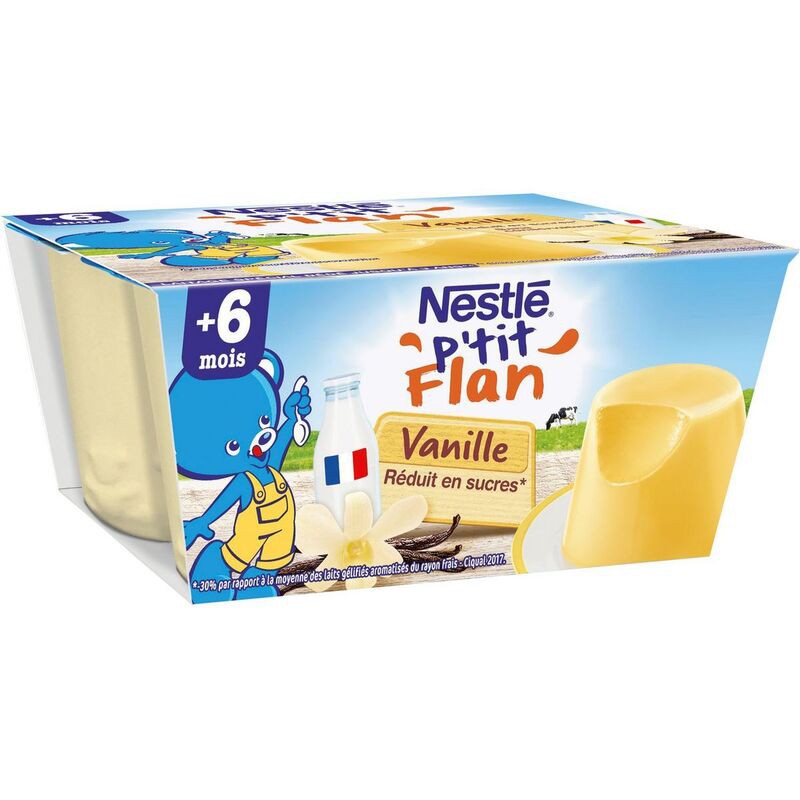 [Đồ ăn dặm cho bé] Bánh flan Nestle cho bé ăn dặm trên 6 tháng, vị vani, chocolate//  Váng sữa Nestle cho bé từ 6th