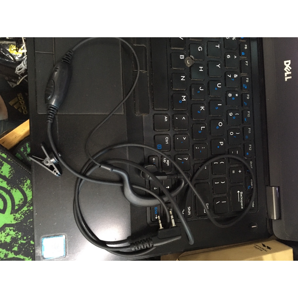 Tai nghe kèm Mic máy bộ đàm Motorola GP368Plus và các loại motorola Kenwood BaoFeng