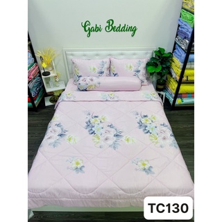 Bộ chăn ga gối drap giường lụa tencel 60s - đỗ quyên, chống nhăn - kháng khuẩn - mềm mịn mát