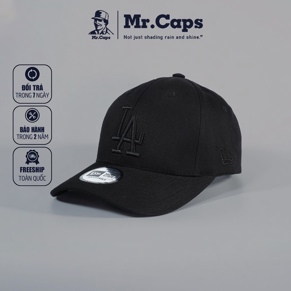 Mũ lưỡi trai - Nón kết thêu chữ LA cao cấp dáng nón thể thao Ulzzang phom thời trang unisex dành cho cả nam và nữ Mrcaps