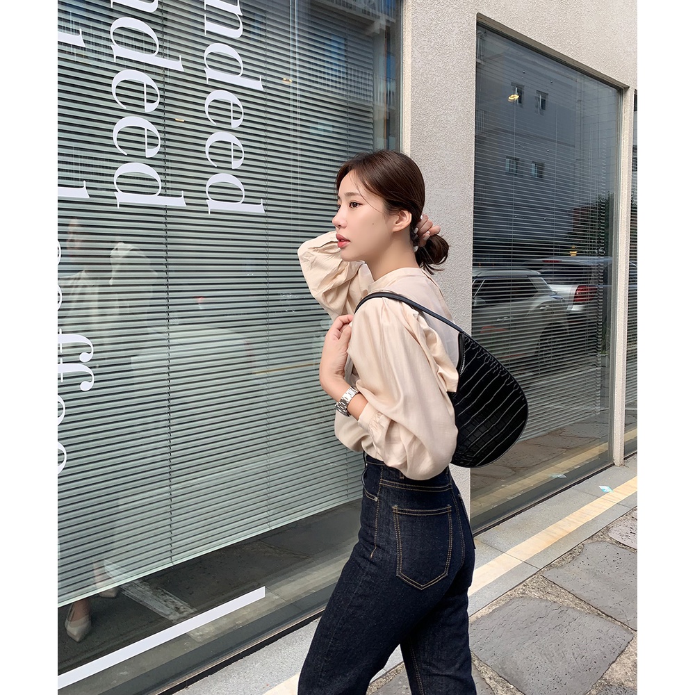 Áo Sơ Mi Tay Dài Phồng Thời Trang Mùa Xuân Hàn Quốc 2022 Mới