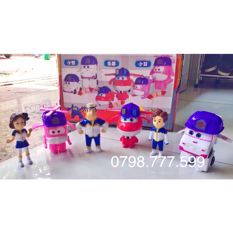 Bộ đồ chơi đội bay siêu đẳng Super Wings