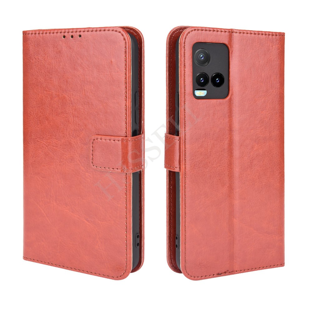 Bao da điện thoại dạng ví lật dành cho VIVO Y33s Y21s Y21 Y 21 VIVOY21S