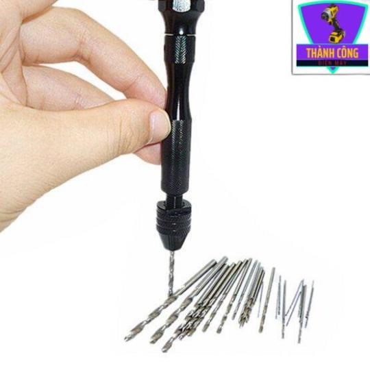 Bộ 26 Mũi Khoan Cầm Tay Máy Khoan Mini Cầm Tay Chế Biến Gỗ Cho Mô Hình Đồ Trang Sức Lỗ Nhựa Dùi Công Cụ Đồ Trang Sức