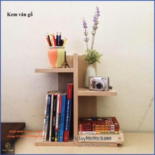 Kệ sách để bàn hình cây 2 tầng
