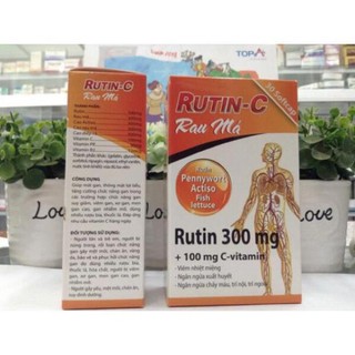 Rutin C Rau má giảm chảy máu chân răng, nhiệt miệng, dãn tĩnh mạch
