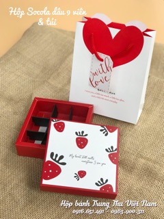 [set 100] tag giấy Valentine xinh xắn