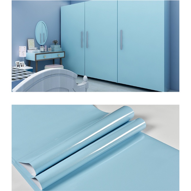 Decal dán tường MẪU BÓNG MÀU XANH DƯƠNG KHỔ 60CM nhiều mẫu (giá 1m dài)