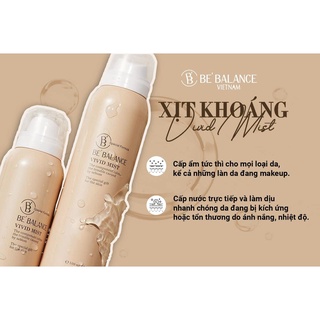 Xịt khoáng Bebalance VISID MIST