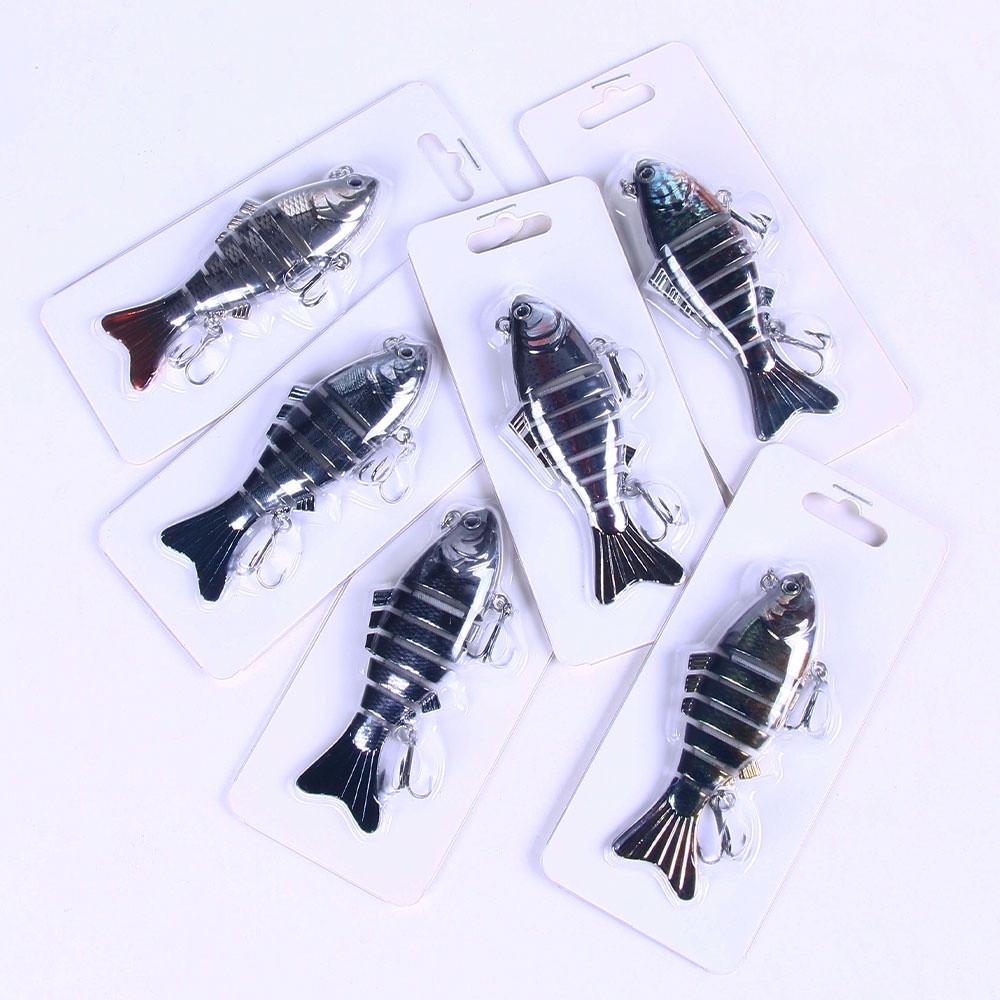 1 mồi cá chép giả câu cá có thể xoay cứng 10cm-24g