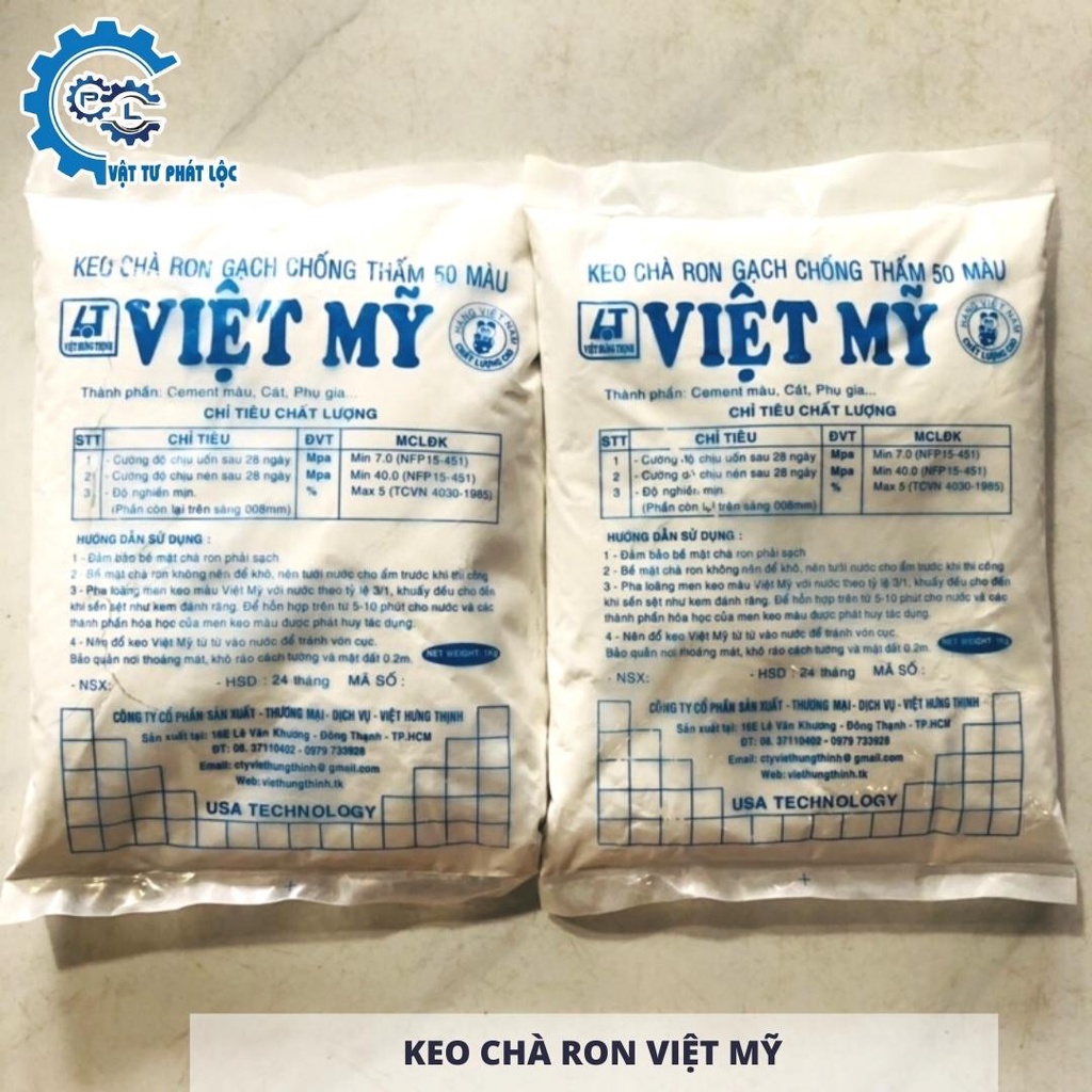 Keo Chà Ron Cá Sấu Thái Lan 1kg - Xi măng trắng Cá Sấu Thái Lan 1kg