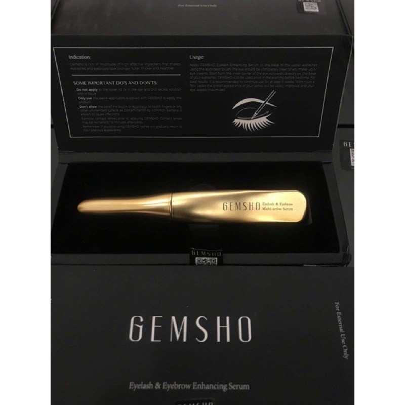 [Chính Serum Dưỡng Mi Gemsho (Gemsho Eyelash &amp; Eyebrow Enhancing Serum)