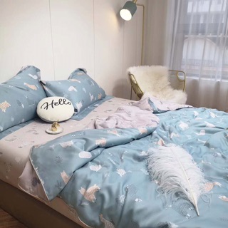 Set chăn ga gối Tencel (chăn chần hè)