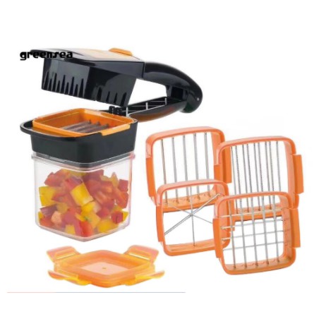 LOẠI TỐT Bộ Cắt Gọt Rau Củ Quả 🍎 Cắt Hoa Quả Đa Năng NICER DICER🍎 Kèm 5 Phụ Kiện