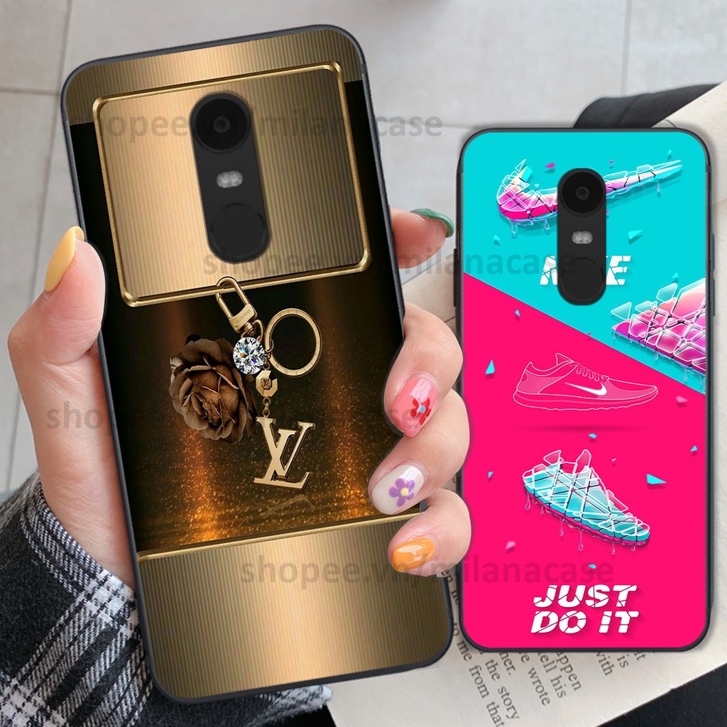 Ốp Xiaomi Redmi Note 4/ Note 4x / Redmi 5 Plus in hình các thương hiệu nổi tiếng sang chảnh, đẳng cấp, cá tính