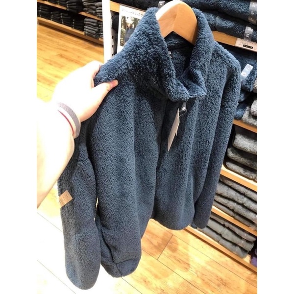 (mẫu mới 2021-2022) Áo Khoác lông cừu 2 mặt uniqlo nữ (nội địa Nhật có bill)
