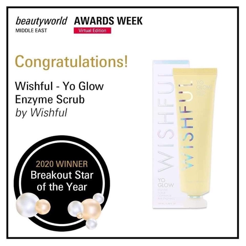 Tẩy da chết Huda Beauty Wishful Yo Glow Enzyme Scrub