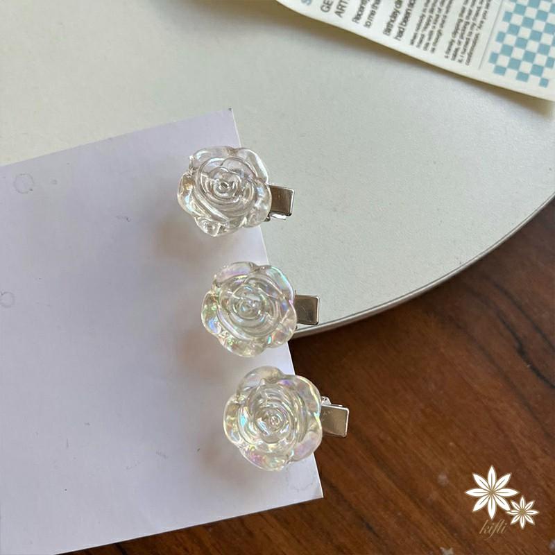 Kẹp Tóc Hình Hoa Trà Nhỏ Phong Cách Mới 2021 Cho Nữ