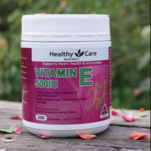 VIÊN UỐNG VITAMIN E HEALTHY CARE 500IU (KÈM BILL)