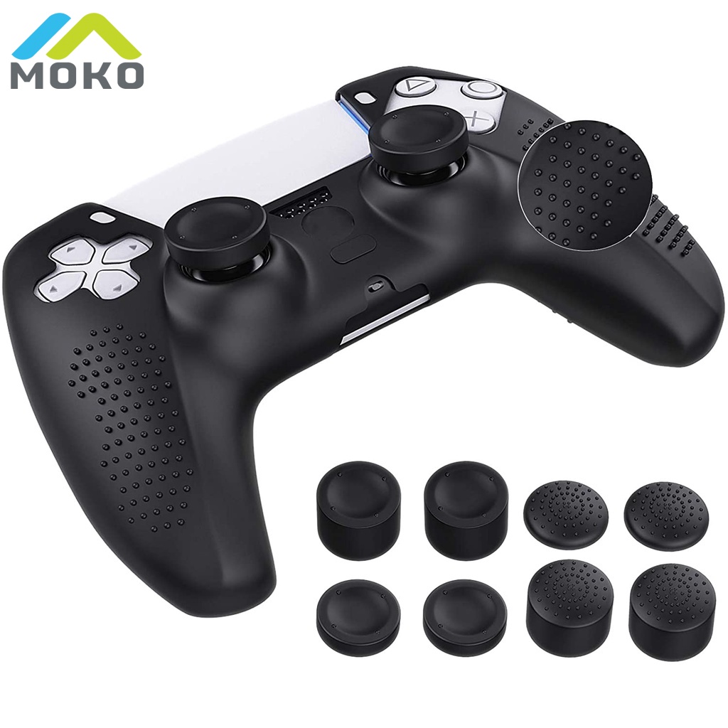 Vỏ Bọc Chống Trầy Kèm 8 Nút Bấm Cho Tay Cầm Chơi Game Sony Playstation 5 Dualsense Ps
