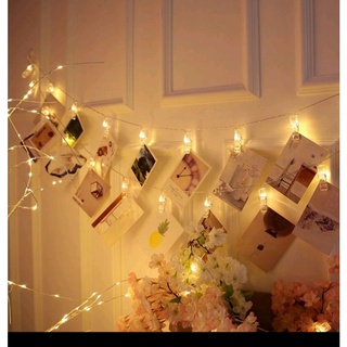 Dây đèn led trang trí kẹp ảnh Decor phòng ngủ