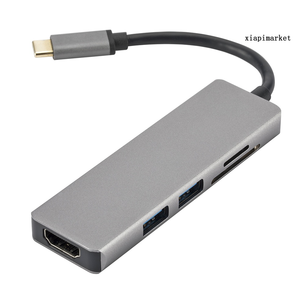 Đầu Chuyển Đổi Type C Sang 4k Hdmi Usb 3.0 Sd / Micro Sd Hub Cho Macbook Thunderbolt 3