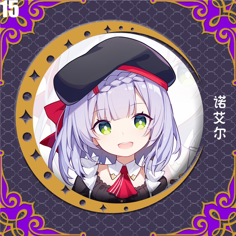 Huy Hiệu Va Chạm Nahida Nilou Hutao Xiao Zhongli Genshin