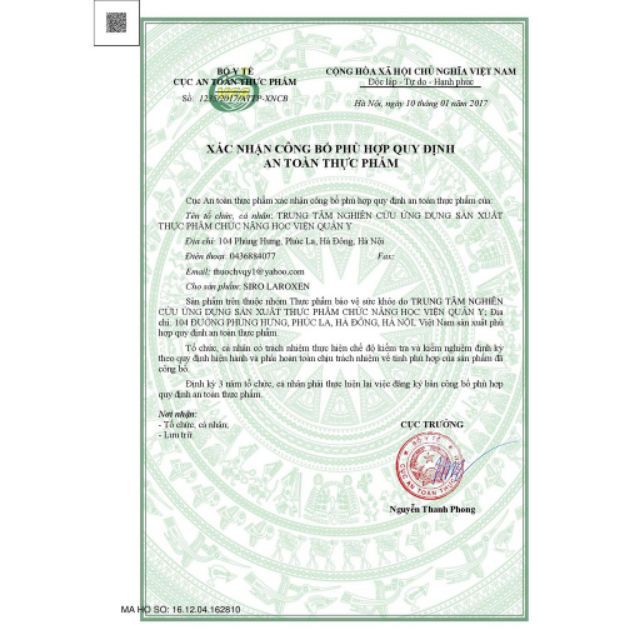 Siro Laroxen trị mất ngủ - Liệu trình 1 tháng 4 hộp laroxen giá tốt | BigBuy360 - bigbuy360.vn