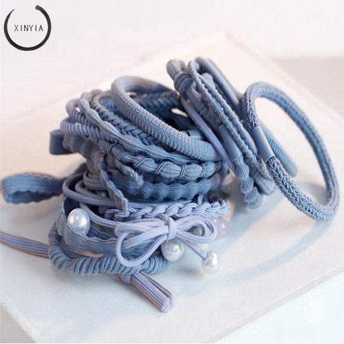 Set 12 dây cột tóc 7 màu