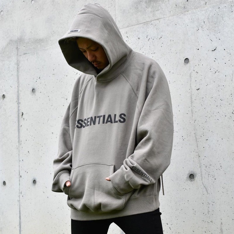 ⚡️[Hight Quality] - Áo hoodie FOG ESSENTIALS Charcoal ss20, áo hoodie fear of god essentials