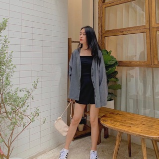 ÁO CARDIGAN NỈ DA CÁ (ảnh thật/sẵn)