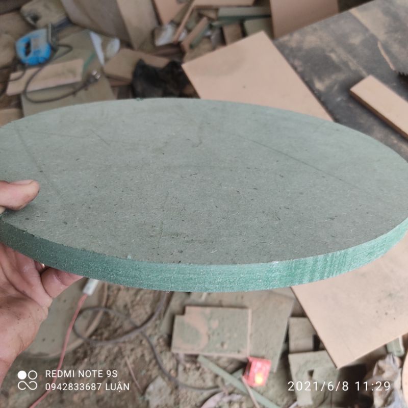 Tấm Gỗ Tròn  Đường Kình 35 cm