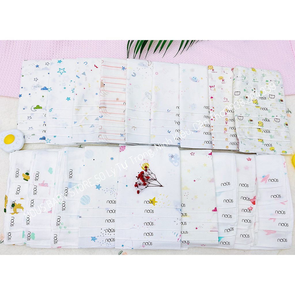 Set 5 Khăn sữa Nous