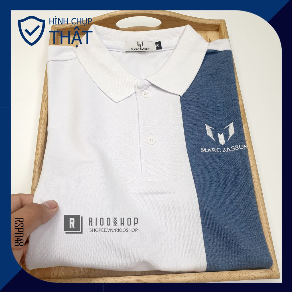 Áo polo nam, áo thun nam có cổ polo đẹp tay ngắn form rộng xịn Marc 1982 có big size, size xxl RSP048AV Riooshop | BigBuy360 - bigbuy360.vn