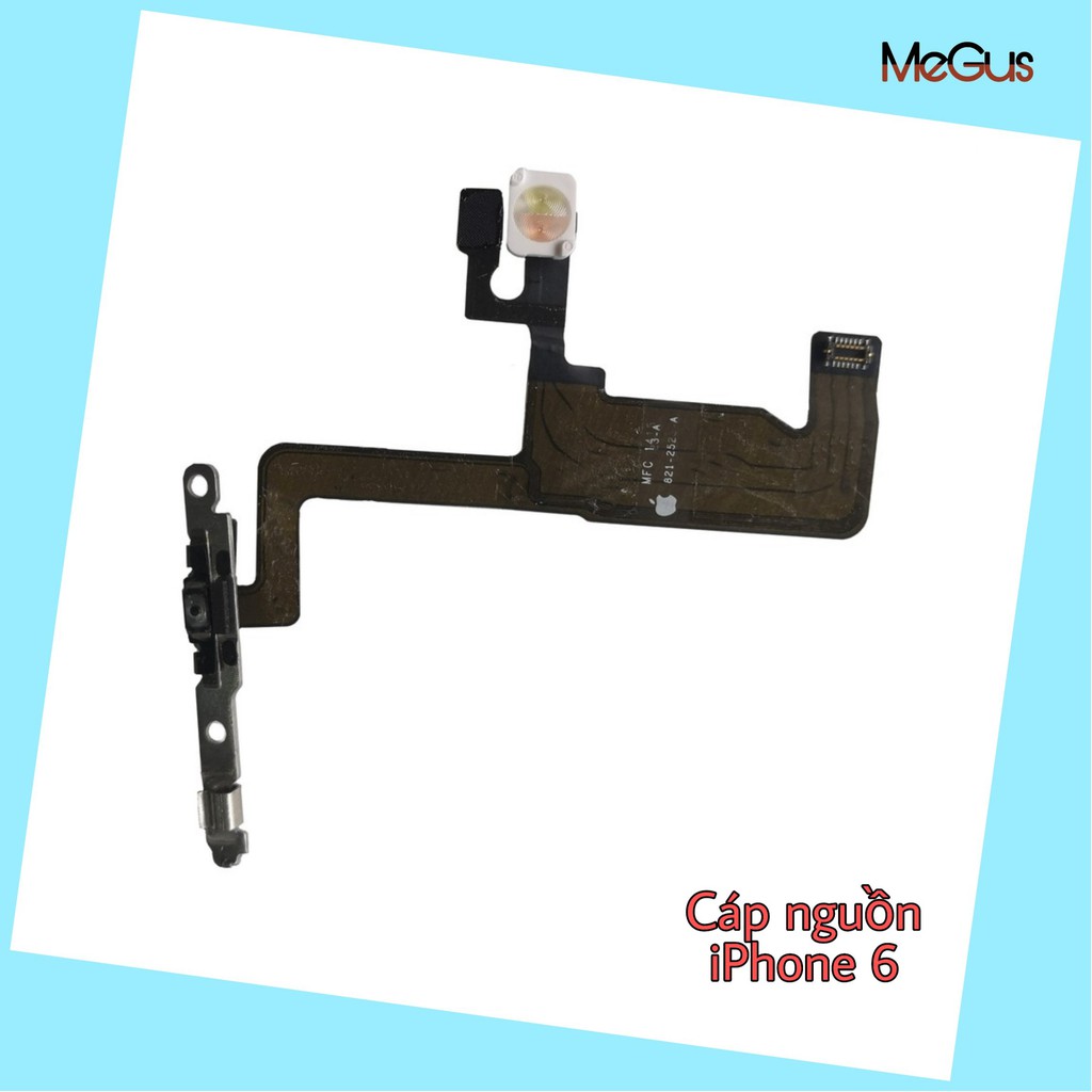 Cáp nguồn, đèn flash iphone 6 zin bóc máy