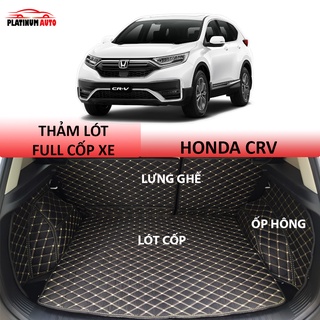 Lót cốp xe Honda Crv (2018-2023) - Thảm da Pu cao cấp, chống nước, chống xước