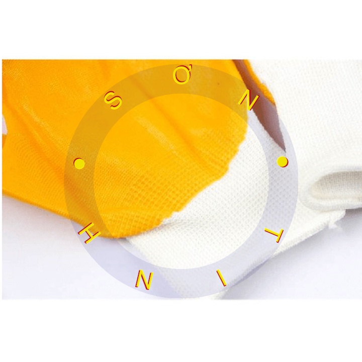 Bao tay vải phủ cao su chống trượt một mặt Tolsen 45010