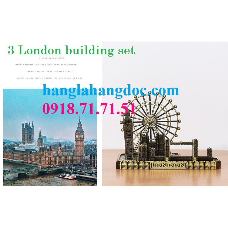 Bộ tứ công trình kiến trúc London: Tháp chuông Big Ben, Nhà thờ London, London Eye, cầu tháp