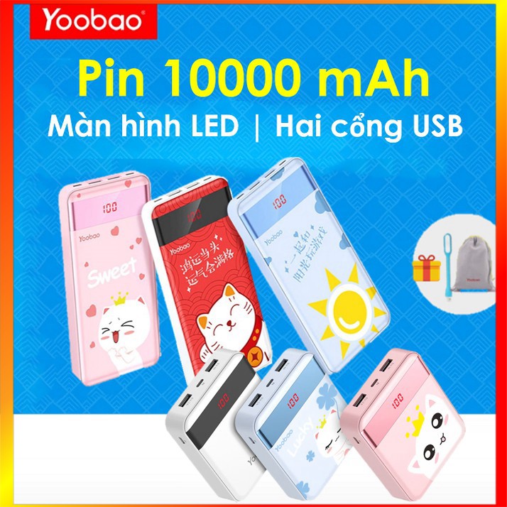 Pin sạc dự phòng Yoobao P10000L 10000mAh -Pin dự phòng Yoobao S10-1 - Mr Xiaomi