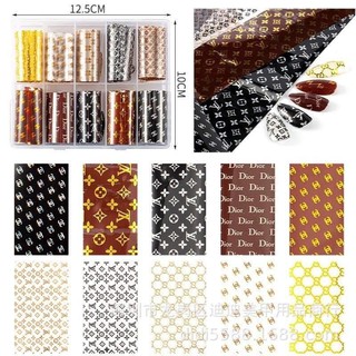 Foil các hiệu dior lv hot hit dán móng