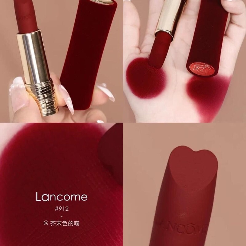 Son Lancome #121 & #912 bản Valentine 2022