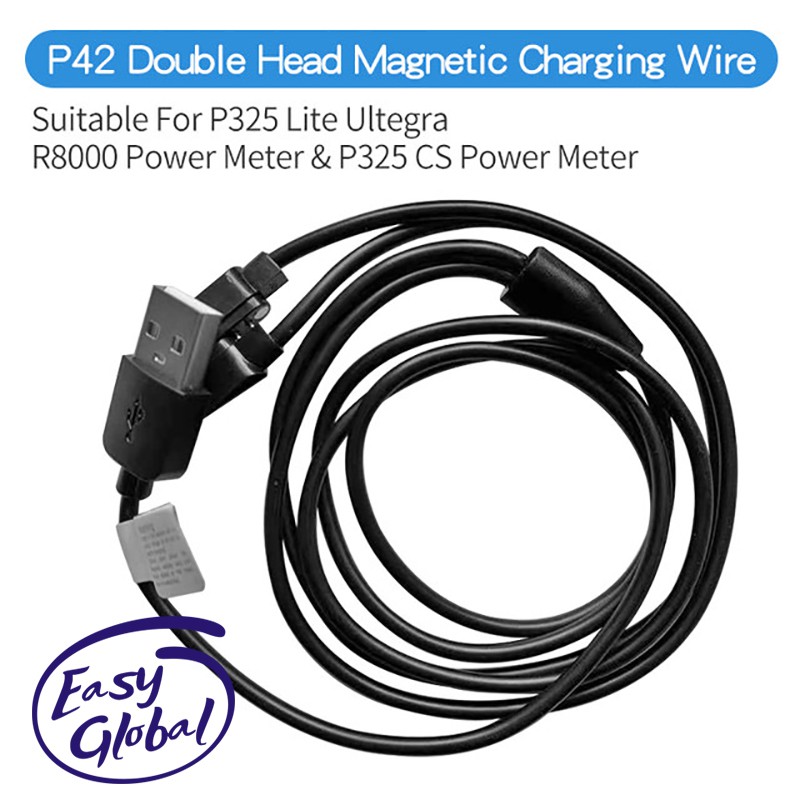 Cáp sạc từ tính hai đầu P42 chính hãng Tương thích Ultegra R8000 Magene P325 Lite Đồng hồ đo công su