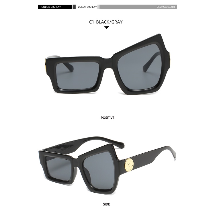 Kính Mát Kiểu Mới Hình Lông Mày Vui Nhộn Phong Cách Âu Mỹ 2022