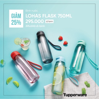 Tupperware - Bình nước Lohas flask 750ml đủ màu