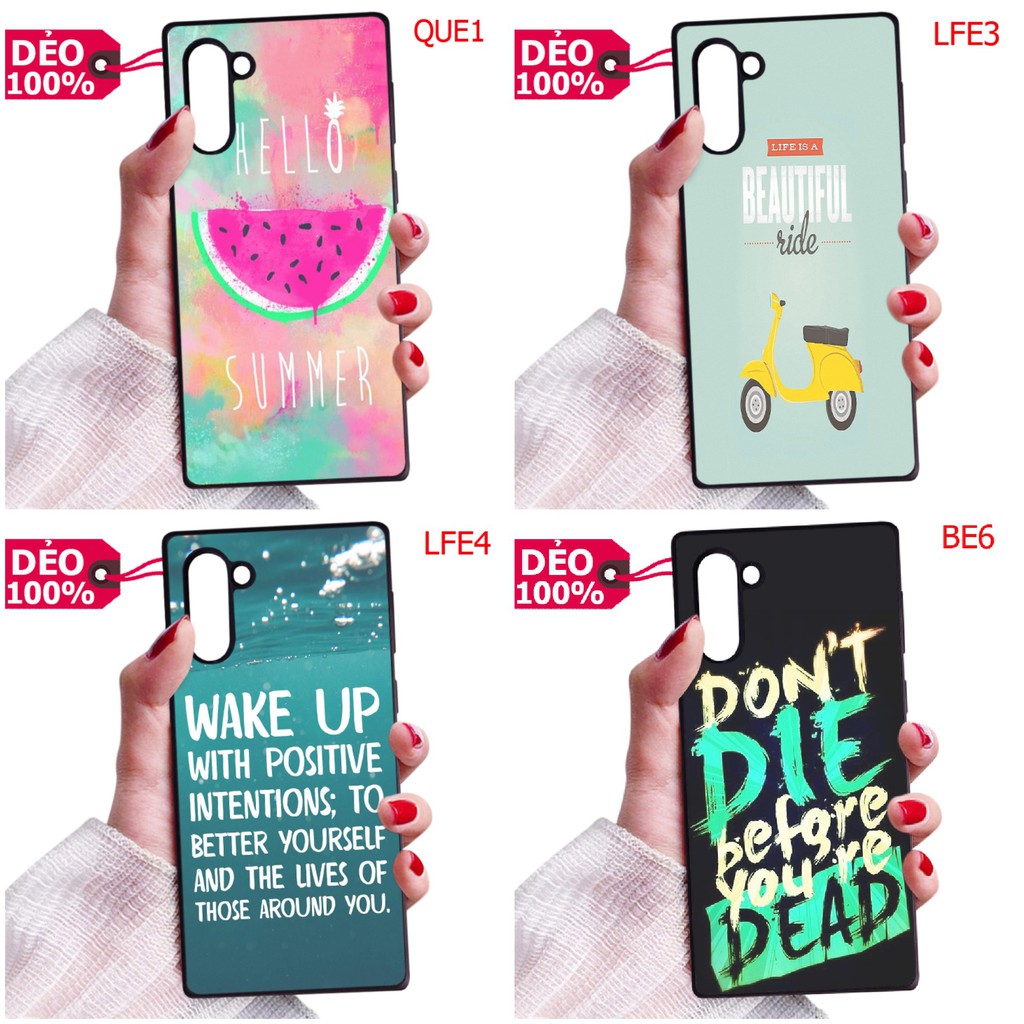 Ốp Lưng Samsung Đủ Dòng Silicon Dẻo In Quotes Hay cho Note4/Note5/Note8/Note9/Note10/Note 10Plus/S20/S20 Plus/S20 Ultra