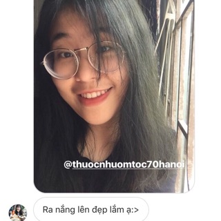 Thuốc nhuộm tóc màu Đen Rêu kèm trợ oxy và gang tay nilon