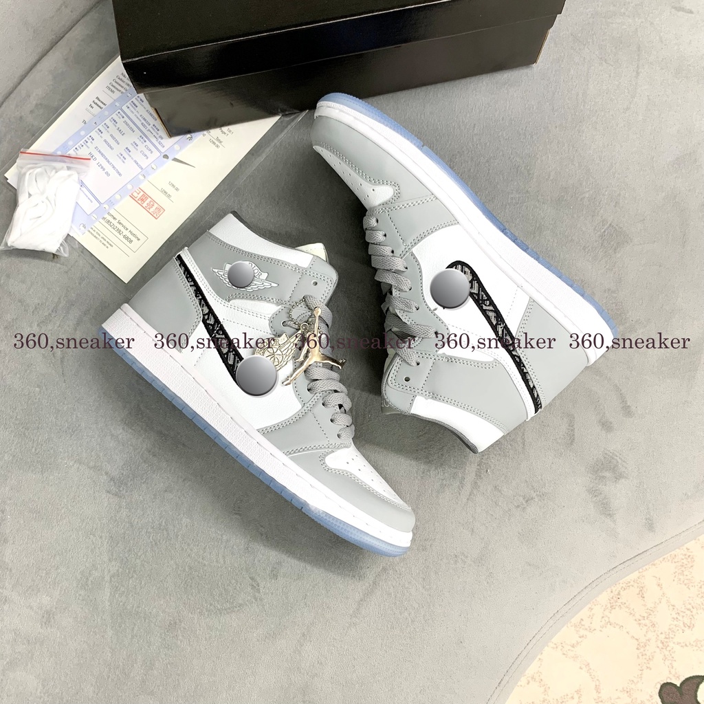 GIÀY THỂ THAO XÁM CỔ CAO ⚡CHUẨN 1:1⚡,GIÀY SNEAKER NAM NỮ | BigBuy360 - bigbuy360.vn