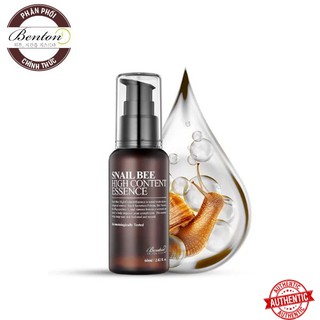 [Mã giảm giá] Tinh Chất Phục Hồi Da, Giúp Da Săn Chắc Chiết Xuất Ốc Sên Benton Snail Bee High Content Essence