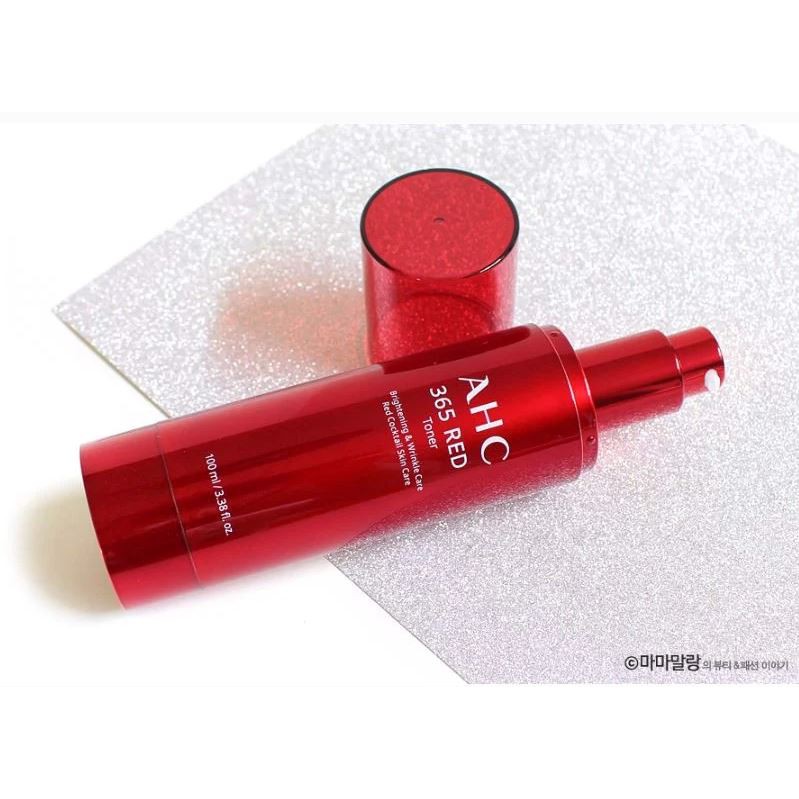 Nước Hoa Hồng Chống Lão Hóa, Làm Sáng Da AHC 365 Red Toner 100ml